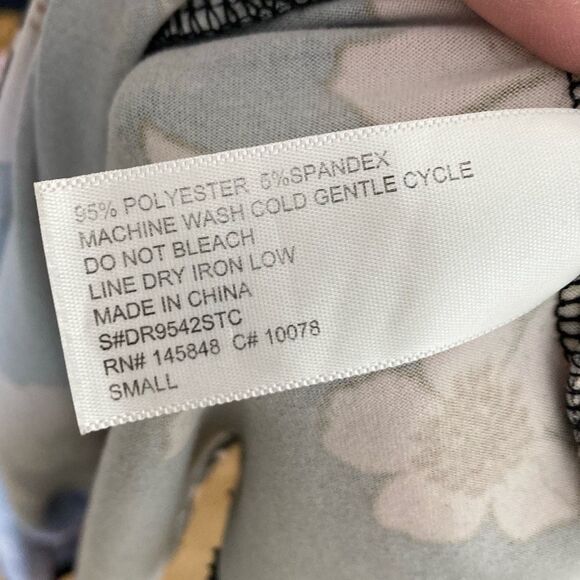 French Grey Maxi Sleeveless Dress Size Small - Picture 10 of 11